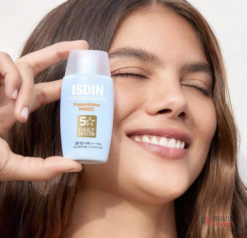 1500 PIECES ISDIN Fusion Water Magic SPF50 50ml | Daily facial sun cream - thumbnail image - Premier B2B Stocklot Marketplace