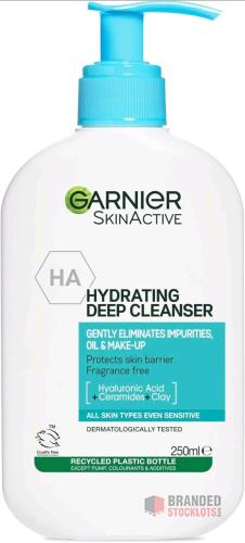 1820Garnier Gentle Deep Face Cleanser, With Hydrating Hyaluronic Acid, - Premier B2B Stocklot Marketplace
