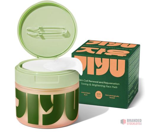 200 pieces Jiyu Toning Polish Pads - Korean Skincare for Dark Spots, Wrinkles & Dull Skin - thumbnail image - Premier B2B Stocklot Marketplace