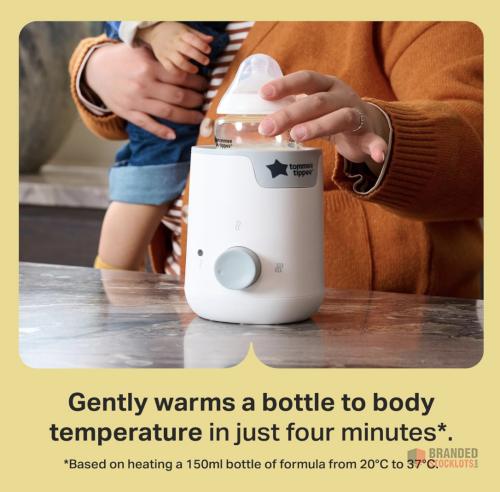 814 PIECES Tommee Tippee Easiwarm Bottle Warmer, White, Warms Breast Milk to Body Temperature in 4 Minutes, - thumbnail image - Premier B2B Stocklot Marketplace