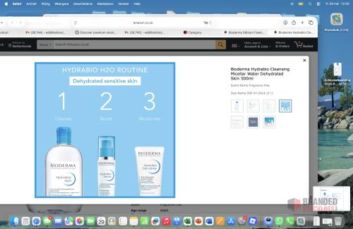 1200 pieces Bioderma Hydrabio H2O - Cleansing & Moisturising Micellar Water for Dehydrated Skin - thumbnail image - Premier B2B Stocklot Marketplace