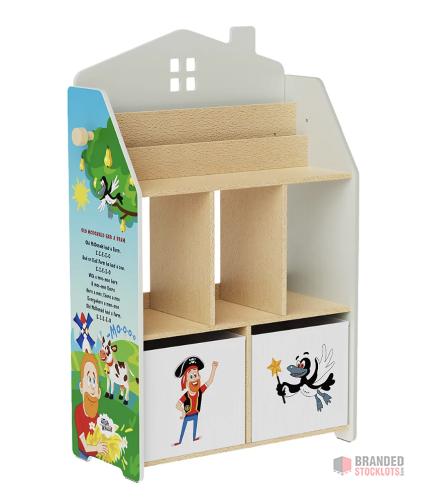 Children's Bookcase with Toy Storage Organiser - thumbnail image - Premier B2B Stocklot Marketplace