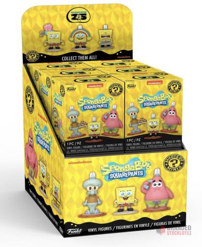 1440 pieces Funko Mystery Mini - SpongeBob Squarepants 25th - 1 Of 12 to Collect - Styles Vary - Spongebob Squarepants - thumbnail image - Premier B2B Stocklot Marketplace