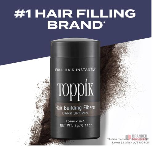 1000 pieces Toppik Hair Building Fibres Powder Brown Keratin - thumbnail image - Premier B2B Stocklot Marketplace