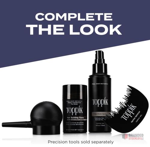 1000 pieces Toppik Hair Building Fibres Powder Brown Keratin - thumbnail image - Premier B2B Stocklot Marketplace