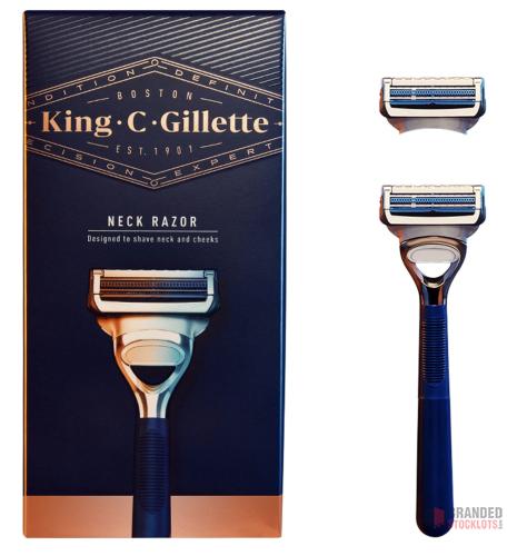 King C. Gillette Neck Razor, Handle plus 2 Blade Refills - Premier B2B Stocklot Marketplace