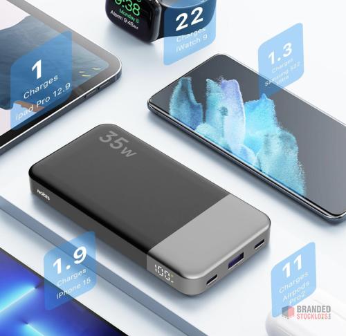 500 pieces Nobis Portable Charger, 35W 10000mAh Power Bank Fast Charging - thumbnail image - Premier B2B Stocklot Marketplace