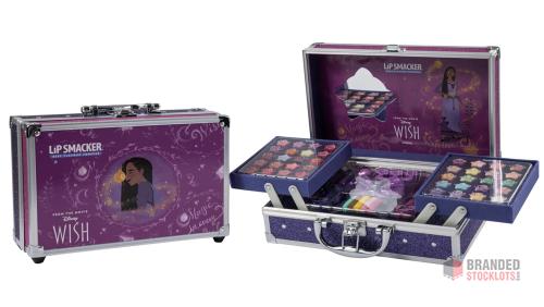 Lip Smacker Disney Wish Makeup Traincase, Disney Makeup Case for Kids, 50+ Pieces - Put your offer - thumbnail image - Premier B2B Stocklot Marketplace
