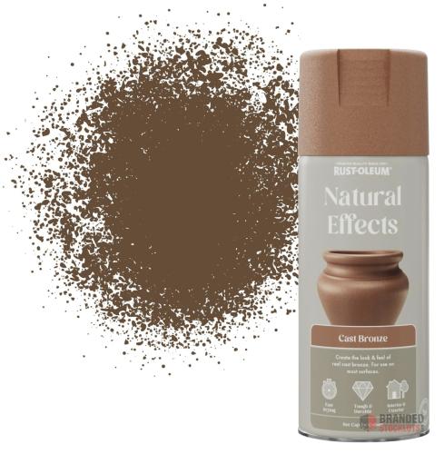 100 pieces Rust-Oleum 400ml Natural Effects Spray Paint - Cast Bronze - Premier B2B Stocklot Marketplace