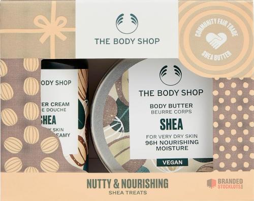 600 sets The Body Shop Nutty & Nourishing Shea Treats Body Care Gift Set - Premier B2B Stocklot Marketplace