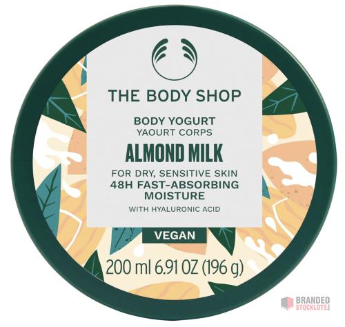 301 pieces The Body Shop Almond Milk Body Yogurt (1x 200ml), Fast-Absorbing Body Moisturiser - Premier B2B Stocklot Marketplace