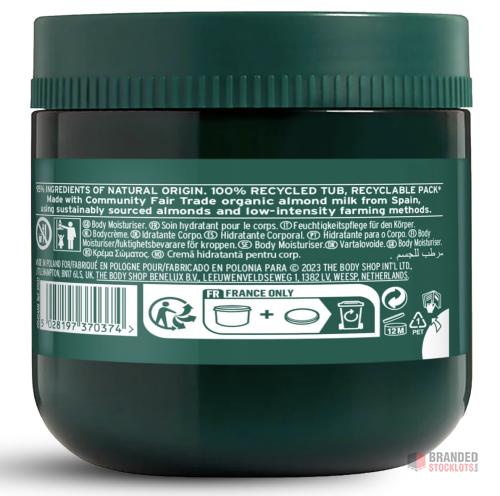 301 pieces The Body Shop Almond Milk Body Yogurt (1x 200ml), Fast-Absorbing Body Moisturiser - thumbnail image - Premier B2B Stocklot Marketplace