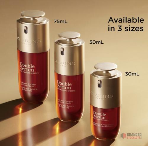 160 pieces Clarins Double Serum 50ml | Anti Aging Face Serum - thumbnail image - Premier B2B Stocklot Marketplace