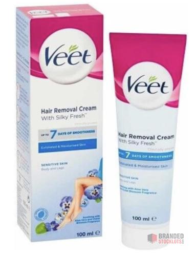 Veet Hair Removal Cream for Sensitive Skin (3 X 100 ml) - Premier B2B Stocklot Marketplace