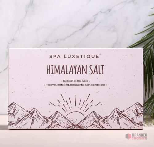 1802 pieces Spa Luxetique Himalayan Salts-3x454g Bath Salts Gift Sets with Extra Lavender Essential Oil - Premier B2B Stocklot Marketplace