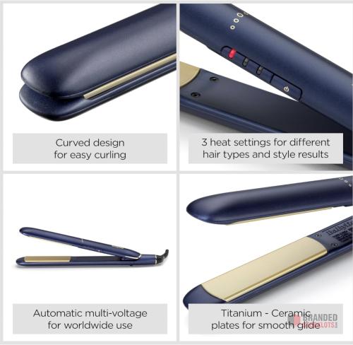 175 pieces BaByliss Midnight Luxe Hair Straighteners - Titanium Ceramic Floating Plates - thumbnail image - Premier B2B Stocklot Marketplace