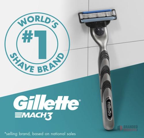 Gillette Mach3 Razor Blades Men, Pack of 8 Razor Blade Refills, - thumbnail image - Premier B2B Stocklot Marketplace