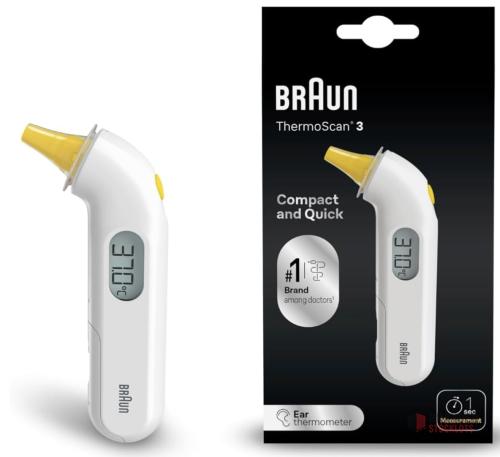1200 PIECES Braun ThermoScan 3 Ear thermometer - Fast 1 second measurement - Premier B2B Stocklot Marketplace