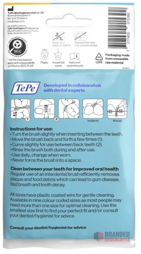 200 PACKS TePe Interdental Brush, Original, Yellow, 0.7mm/ISO 4, 8pcs, efficient Cleaning Between Teeth, - thumbnail image - Premier B2B Stocklot Marketplace