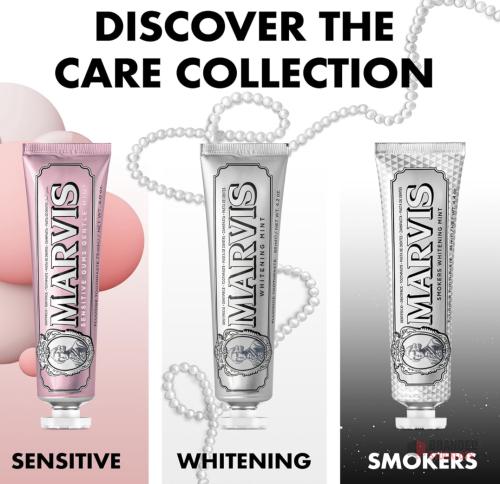 400 PIECES Marvis Whitening Toothpaste, Mint, 85ml, Promotes the Natural Whitening of the Teeth, - thumbnail image - Premier B2B Stocklot Marketplace