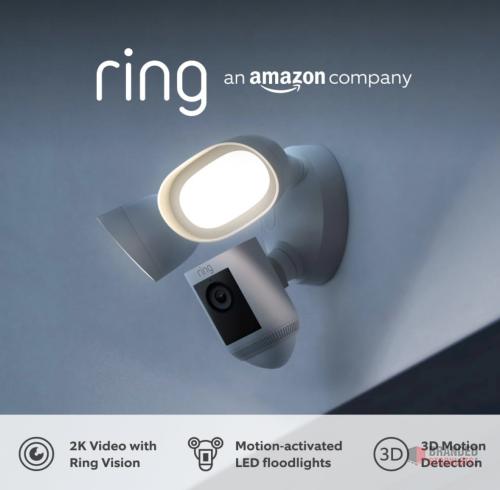 95 pieces Ring Floodlight Cam Wired Pro | Outdoor Security Camera 2K Video with Ring Vision - Premier B2B Stocklot Marketplace