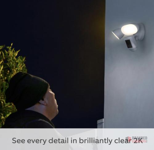 95 pieces Ring Floodlight Cam Wired Pro | Outdoor Security Camera 2K Video with Ring Vision - thumbnail image - Premier B2B Stocklot Marketplace