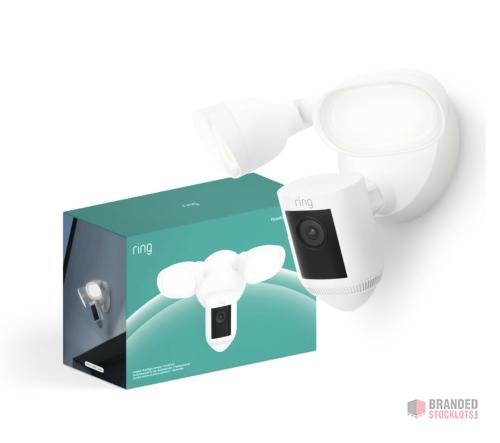 95 pieces Ring Floodlight Cam Wired Pro | Outdoor Security Camera 2K Video with Ring Vision - thumbnail image - Premier B2B Stocklot Marketplace