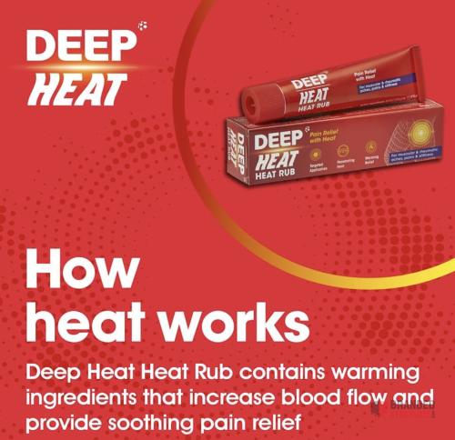 5000 pieces Deep Heat Heat Rub, For Muscular & Rheumatic Aches, Pain and Stiffness, 67g - thumbnail image - Premier B2B Stocklot Marketplace