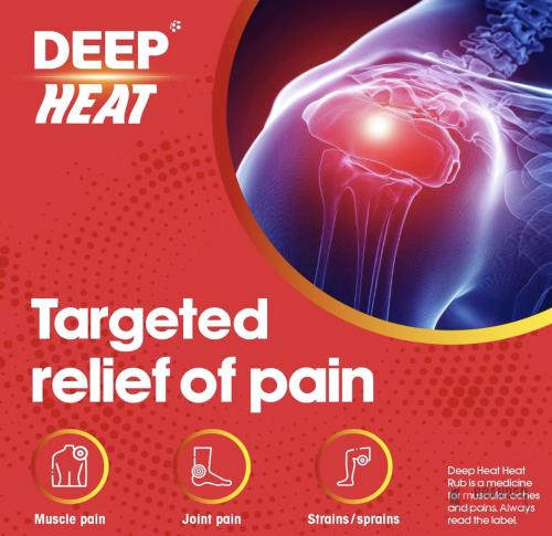 5000 pieces Deep Heat Heat Rub, For Muscular & Rheumatic Aches, Pain and Stiffness, 67g - thumbnail image - Premier B2B Stocklot Marketplace