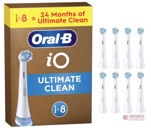 1100 packs Oral-B iO Ultimate Clean ORIGINAL Electric Toothbrush Head, Oral B Electric Toothbrush Heads - Premier B2B Stocklot Marketplace