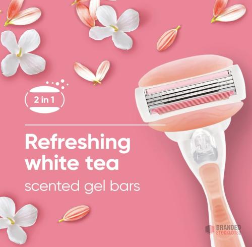 416 pieces Gillette Venus ComfortGlide Women’s Razor Spa Breeze, 1 Refill Razor Cartridges, Reusable Metal Handle and Shower Holder - thumbnail image - Premier B2B Stocklot Marketplace