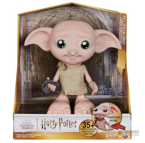 200 pieces Wizarding World Harry Potter, Interactive Magical Dobby Elf Doll with Sock - Premier B2B Stocklot Marketplace