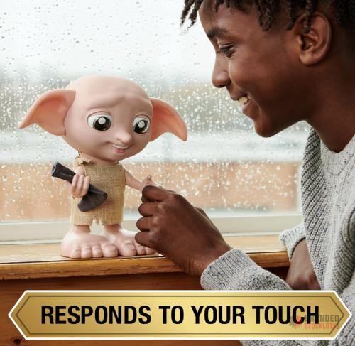 200 pieces Wizarding World Harry Potter, Interactive Magical Dobby Elf Doll with Sock - thumbnail image - Premier B2B Stocklot Marketplace