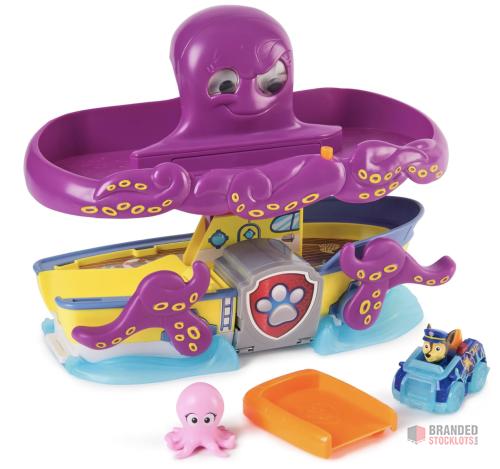 100 pieces Paw Patrol Pup Squad Octopus Rescue Playset, 6,3 cm Chase Toy Car & Baby Octopus Figure, - thumbnail image - Premier B2B Stocklot Marketplace