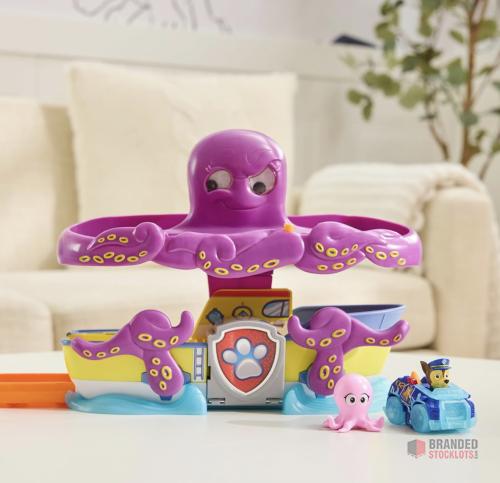 100 pieces Paw Patrol Pup Squad Octopus Rescue Playset, 6,3 cm Chase Toy Car & Baby Octopus Figure, - thumbnail image - Premier B2B Stocklot Marketplace