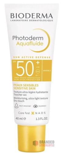 425 pieces Bioderma Photoderm Aquafluide SPF 50+ Daily Face Sunscreen for Sensitive Skin 40ml - Premier B2B Stocklot Marketplace