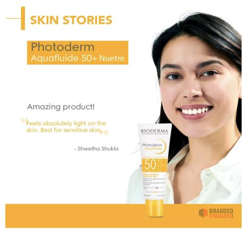 425 pieces Bioderma Photoderm Aquafluide SPF 50+ Daily Face Sunscreen for Sensitive Skin 40ml - thumbnail image - Premier B2B Stocklot Marketplace