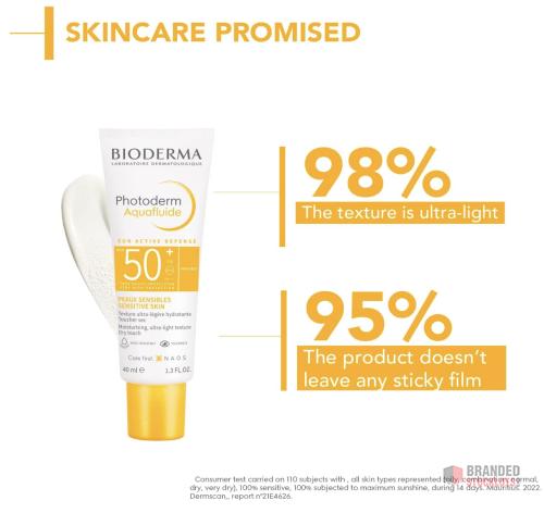 425 pieces Bioderma Photoderm Aquafluide SPF 50+ Daily Face Sunscreen for Sensitive Skin 40ml - thumbnail image - Premier B2B Stocklot Marketplace