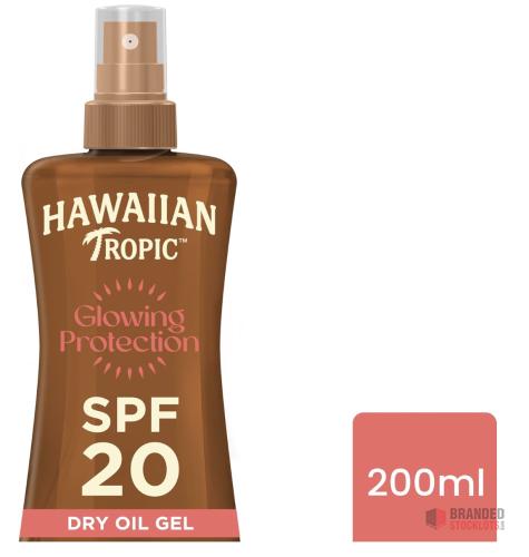 300 pieces Hawaiian Tropic Protective Dry Spray Oil Sun Oil SPF 20, 200 ml - thumbnail image - Premier B2B Stocklot Marketplace