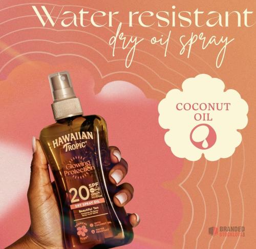 300 pieces Hawaiian Tropic Protective Dry Spray Oil Sun Oil SPF 20, 200 ml - thumbnail image - Premier B2B Stocklot Marketplace