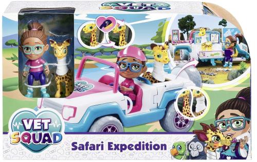 295 pieces Vet Squad Yara & 4x4, Safari Expedition, 3 Inch Articulated Vet Figure with Vehicle, pet and Accessories - Premier B2B Stocklot Marketplace