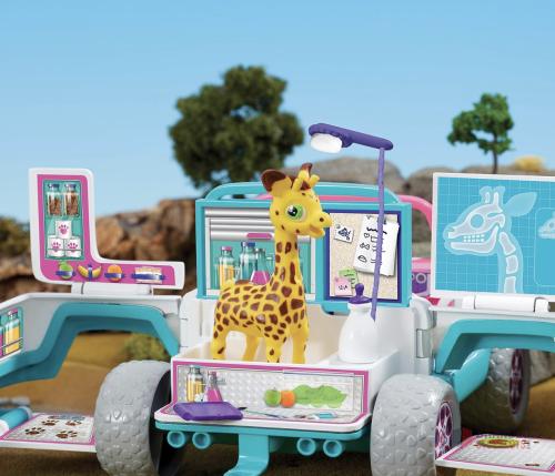 295 pieces Vet Squad Yara & 4x4, Safari Expedition, 3 Inch Articulated Vet Figure with Vehicle, pet and Accessories - thumbnail image - Premier B2B Stocklot Marketplace