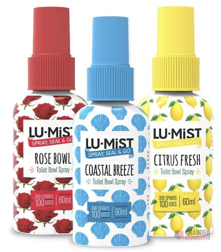 2688 packs 3X Lu Mist Toilet Spray - thumbnail image - Premier B2B Stocklot Marketplace