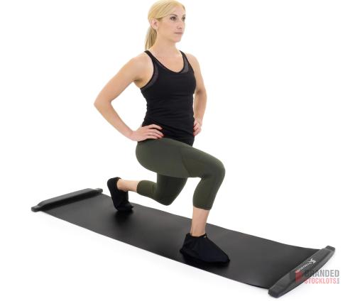 324 pieces ProSourceFit Slide Board Mat for Exercise 6’ with End Stops, Booties & Carrying Bag - Premier B2B Stocklot Marketplace