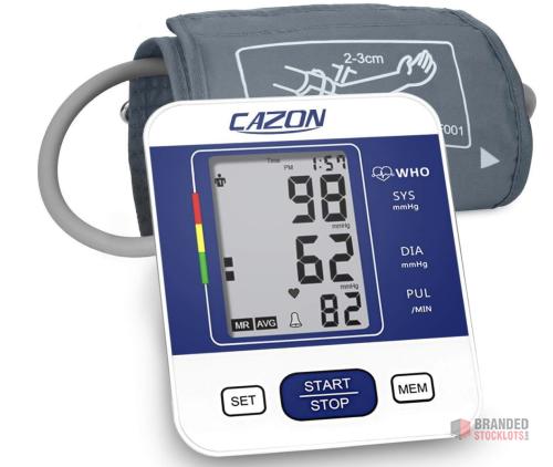 420 pieces CAZON Blood Pressure Monitors Large Cuff Blood Pressure Machine BP Monitor Upper Arm - Premier B2B Stocklot Marketplace