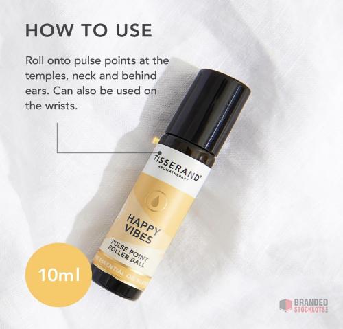 240 pieces Tisserand - Happy Vibes Pulse Point Roller Ball - thumbnail image - Premier B2B Stocklot Marketplace