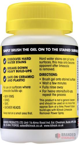 3360 Kilrock Gel Descaler 160 Grams - Multi-Purpose Powerful Descaling Cleaner - thumbnail image - Premier B2B Stocklot Marketplace