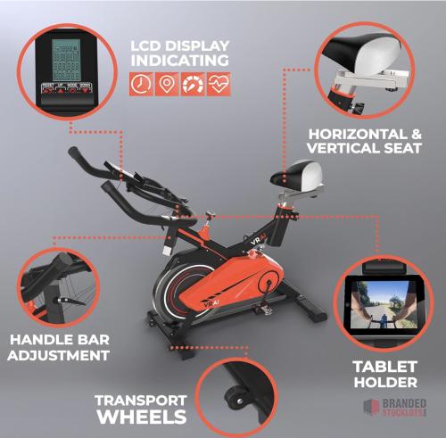 20 pieces VRAi Fitness SB1000X Bluetooth Smart Exercise Bike - thumbnail image - Premier B2B Stocklot Marketplace